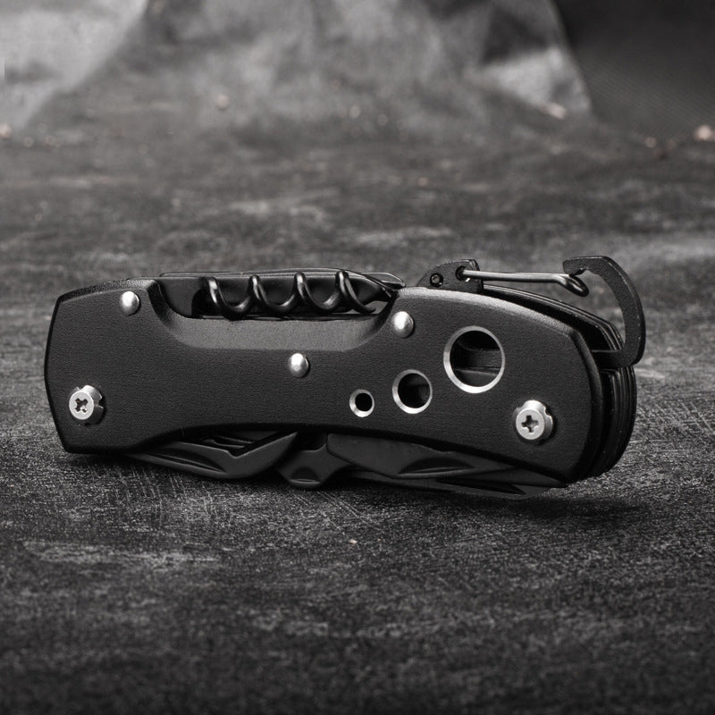 15-Function Multi-Tool Pocket Knife - Black