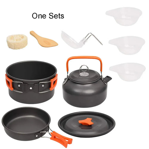 11-Piece Camping Cookware Cooking Set