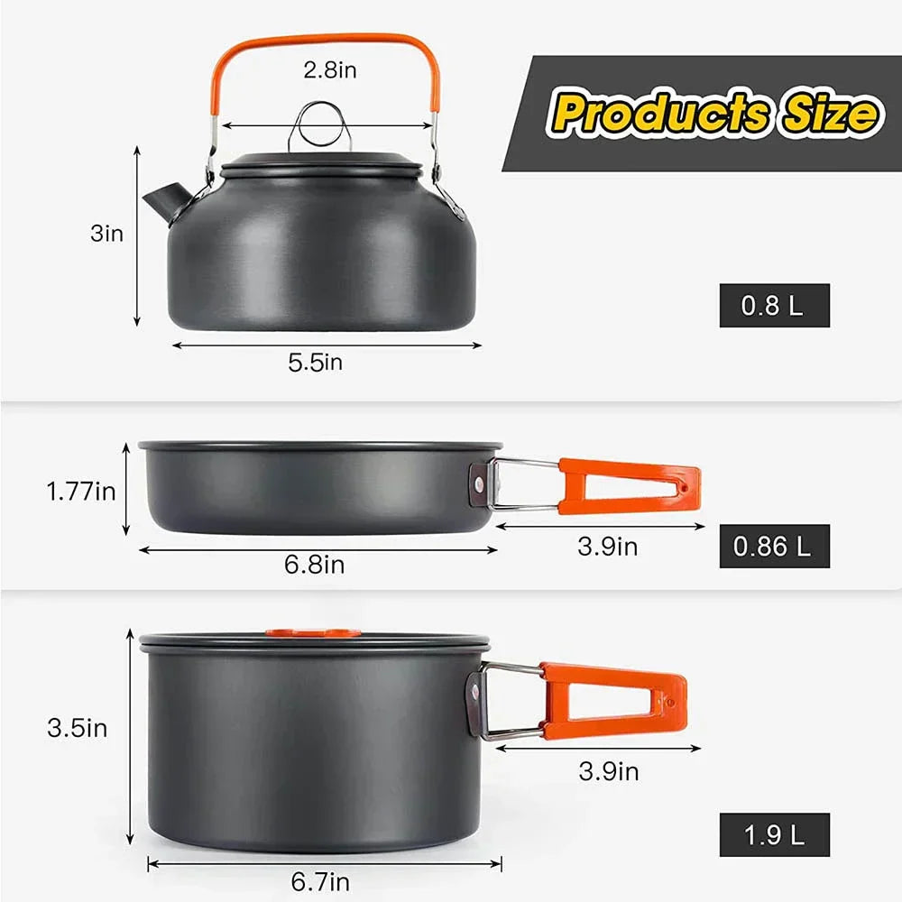 NNEOBA Outdoor Camping Cooking Set