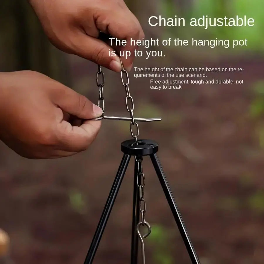 NNEOBA Camping Bonfire Tripod Cooking Stand